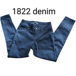 1822 denim dark wash skinny jeans size 6
